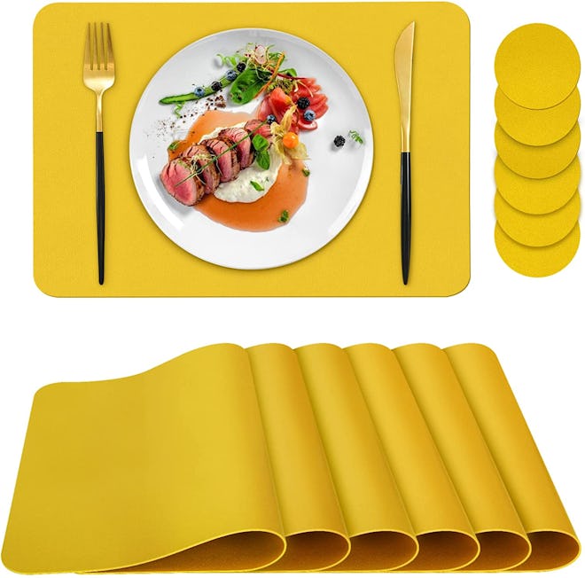 Bacgnyer Placemat with Coasters (Set of 6)