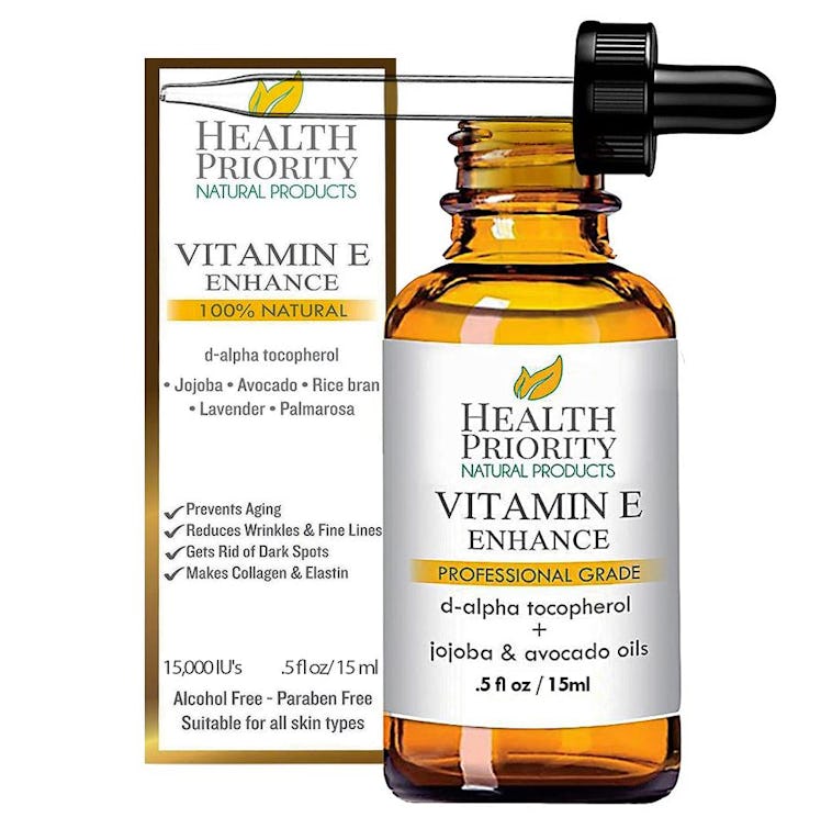 Health Priority Natural Products Organic Vitamin E Oil