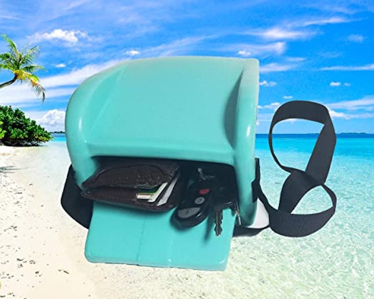 If you're wondering what to bring to the pool, these pillows with storage are weird but genius produ...