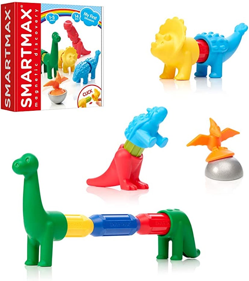 SmartMax My First Dinosaurs Magnetic Discovery Set (14 Pieces)