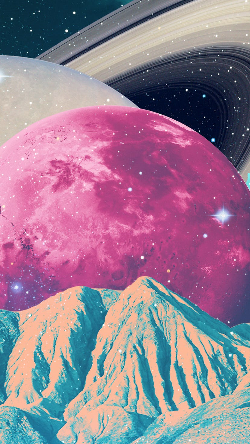 The earth and saturn, illustrated. How To See June’s Rare 5-Planet Alignment