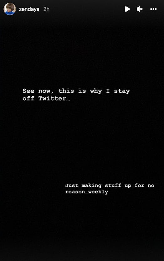 In a June 15 Instagram Story, Zendaya appeared to denounce recent pregnancy rumors.