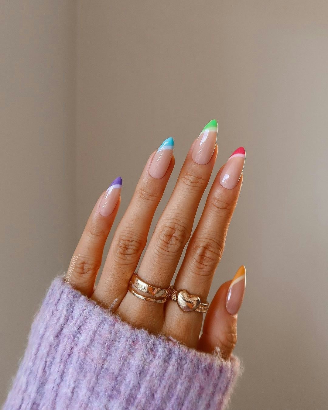 Pastel Rainbow Nails Pictures, Photos, and Images for Facebook, Tumblr,  Pinterest, and Twitter