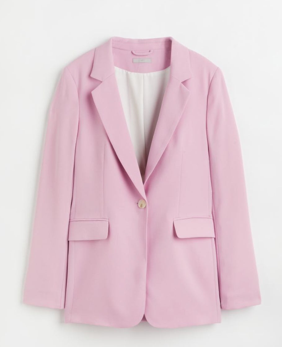 an H&amp;M blazer, available in a wide size range
