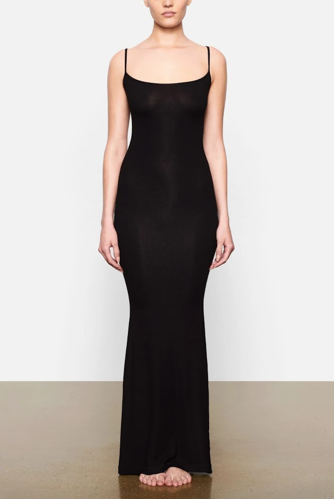 slip dress from skims, a midsize fashion brand