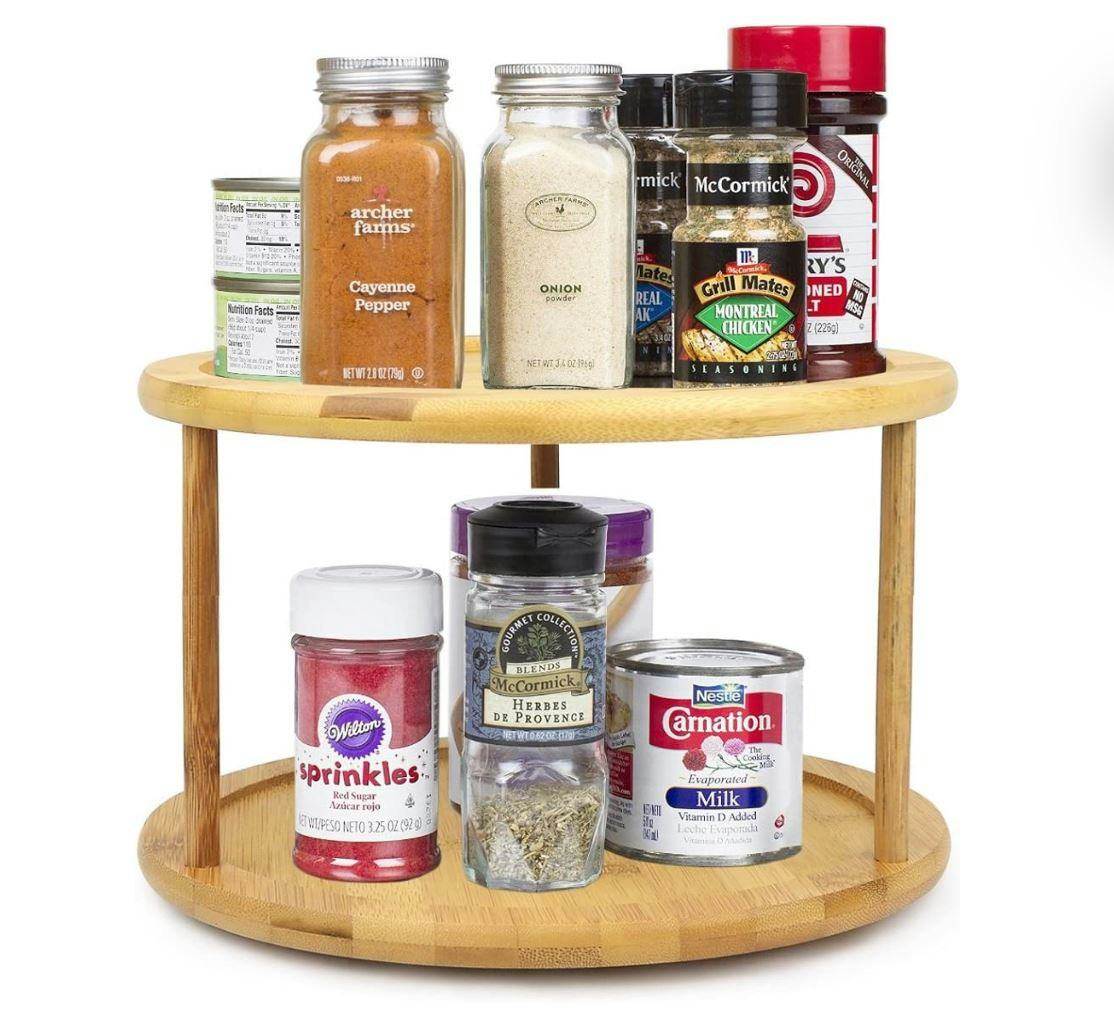 Greenco Bamboo Lazy Susan Turntable