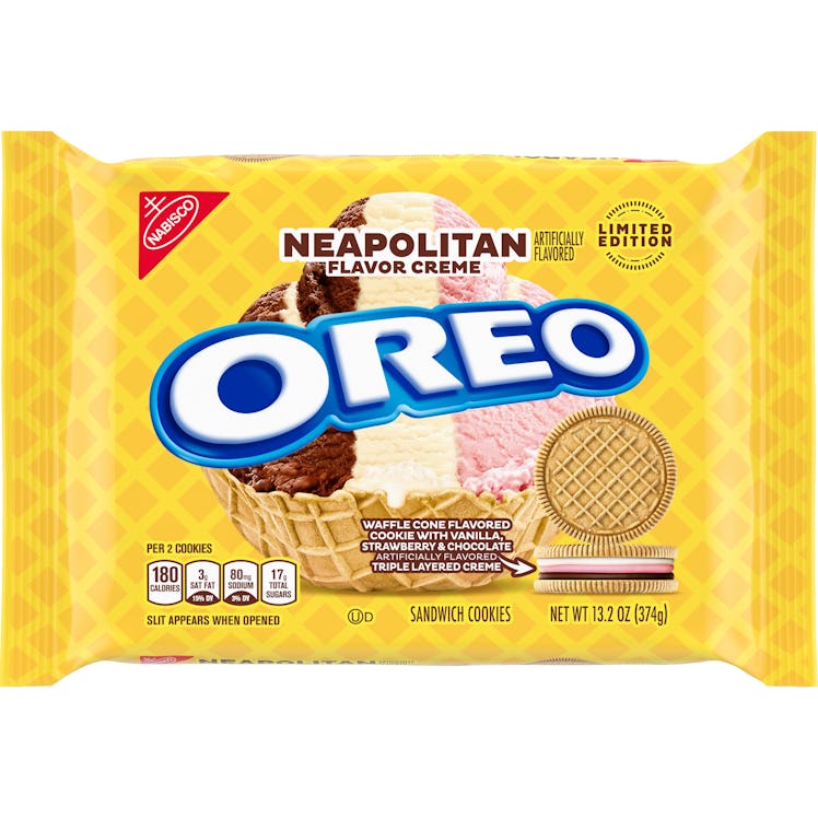 Here's where to buy Oreo’s Neapolitan flavor with 3 different cremes.