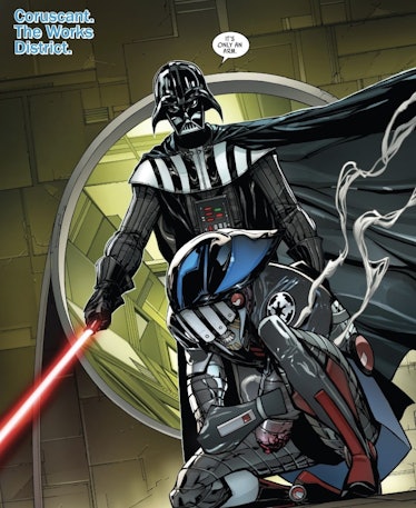 Darth Vader and an Inquisitor in Darth Vader #7. 