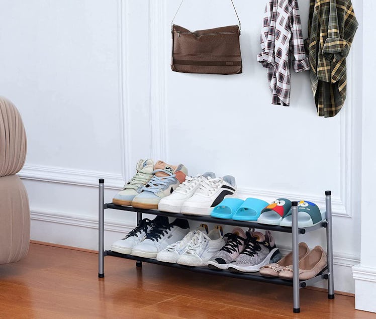 HEDOMII 2-Tier Expandable Shoe Rack