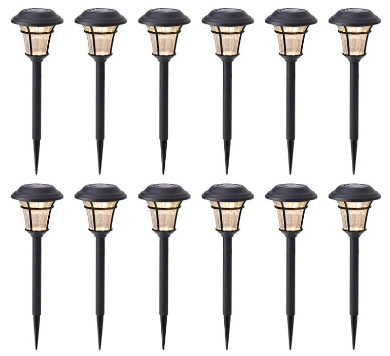 MAGGIFT Solar Pathway Lights (12-Pack)