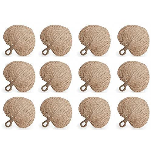 This Koyal Wholesale set offers some of the best raffia hand fans for weddings.