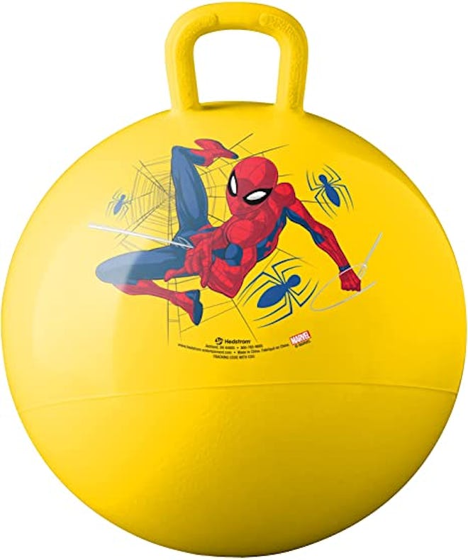 A hopper ball is a classic backyard toy for kids that can stand up to lots of wear and tear.