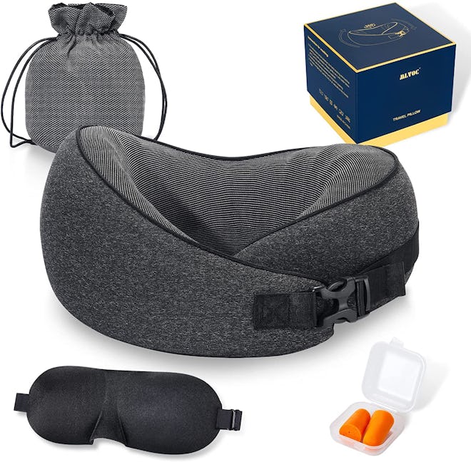 best road trip accessories neck pillow eye mask