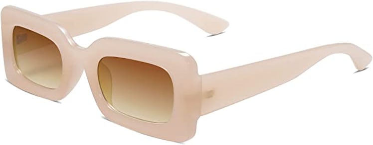 SOJOS Retro '90s Rectangle Sunglasses