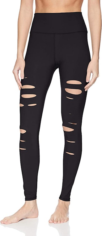 Alo Yoga High Waisted Ripped Warrior Legging