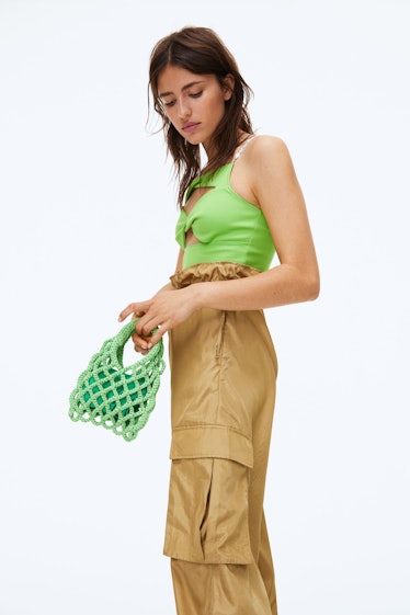 Y2k-fashion inspired mini handbag