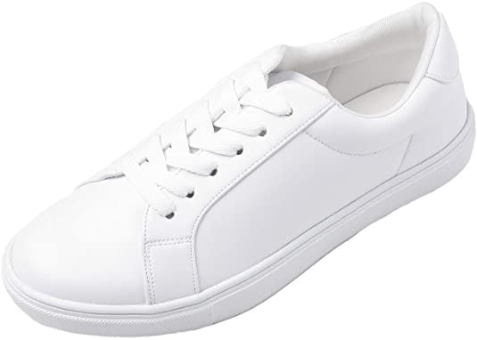 Feversole PU Leather Lace-Up Sneaker