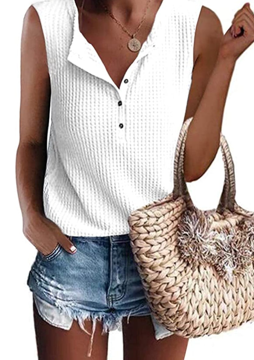 Glanzition Waffle Henley Shirt