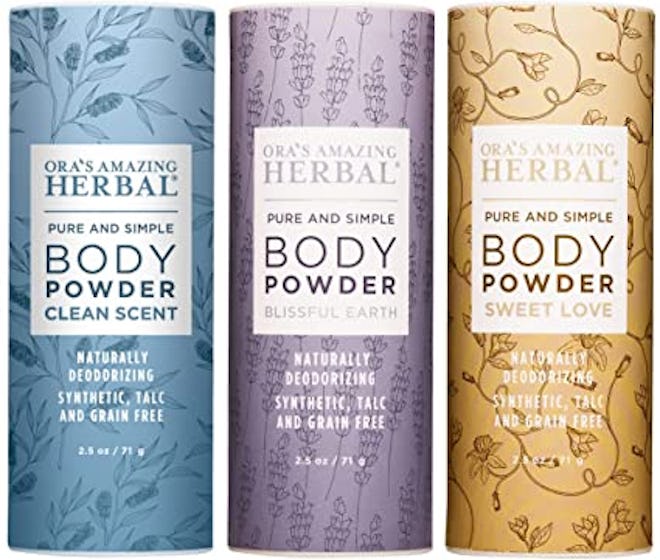 Ora's Amazing Herbal Body Powder (3-Pack)
