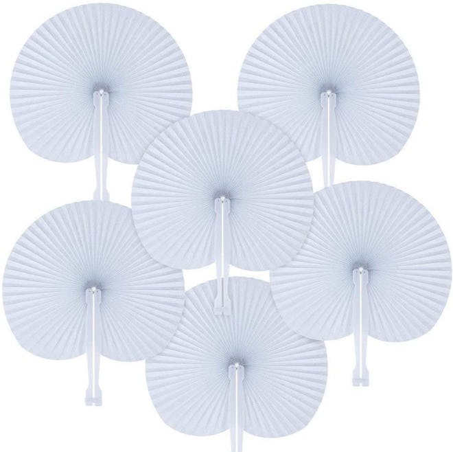 These KONIBN fans are some of the best hand fans for wedding for the price.