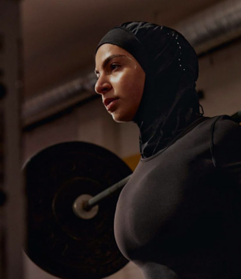 Lululemon Performance Hijab is versatile and sweat-wicking.