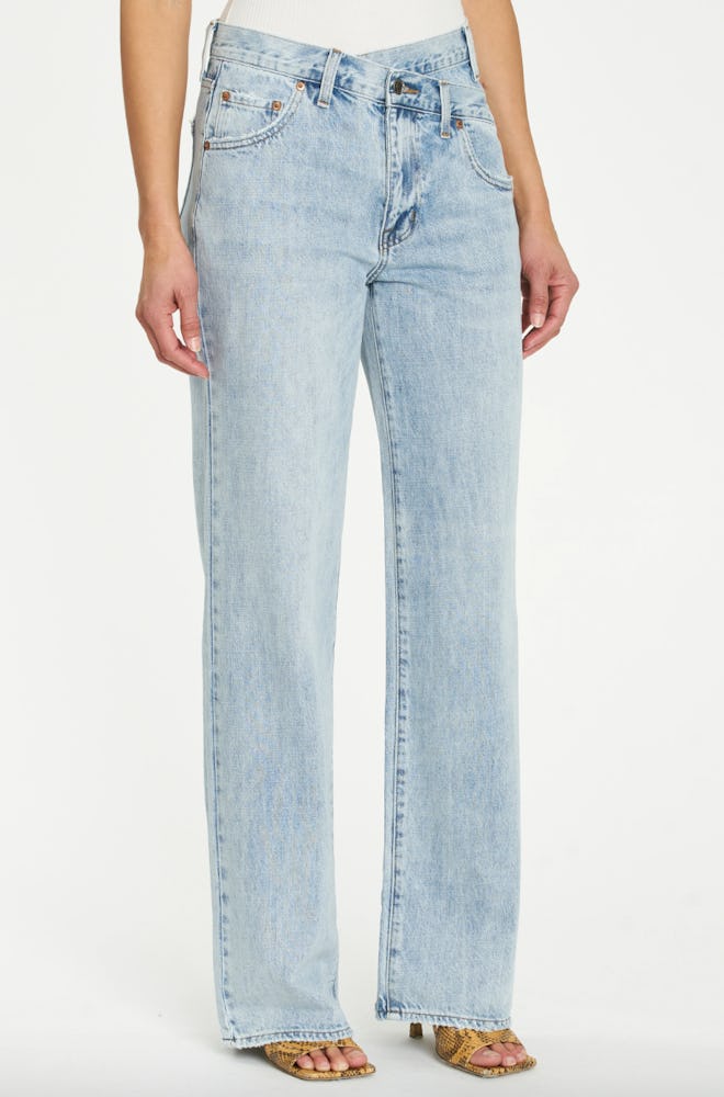 straight leg jean from pistola, a midsize denim brand