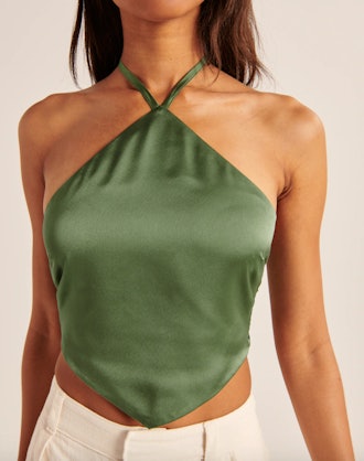 this Abercrombie halter top is an example of midsize fashion