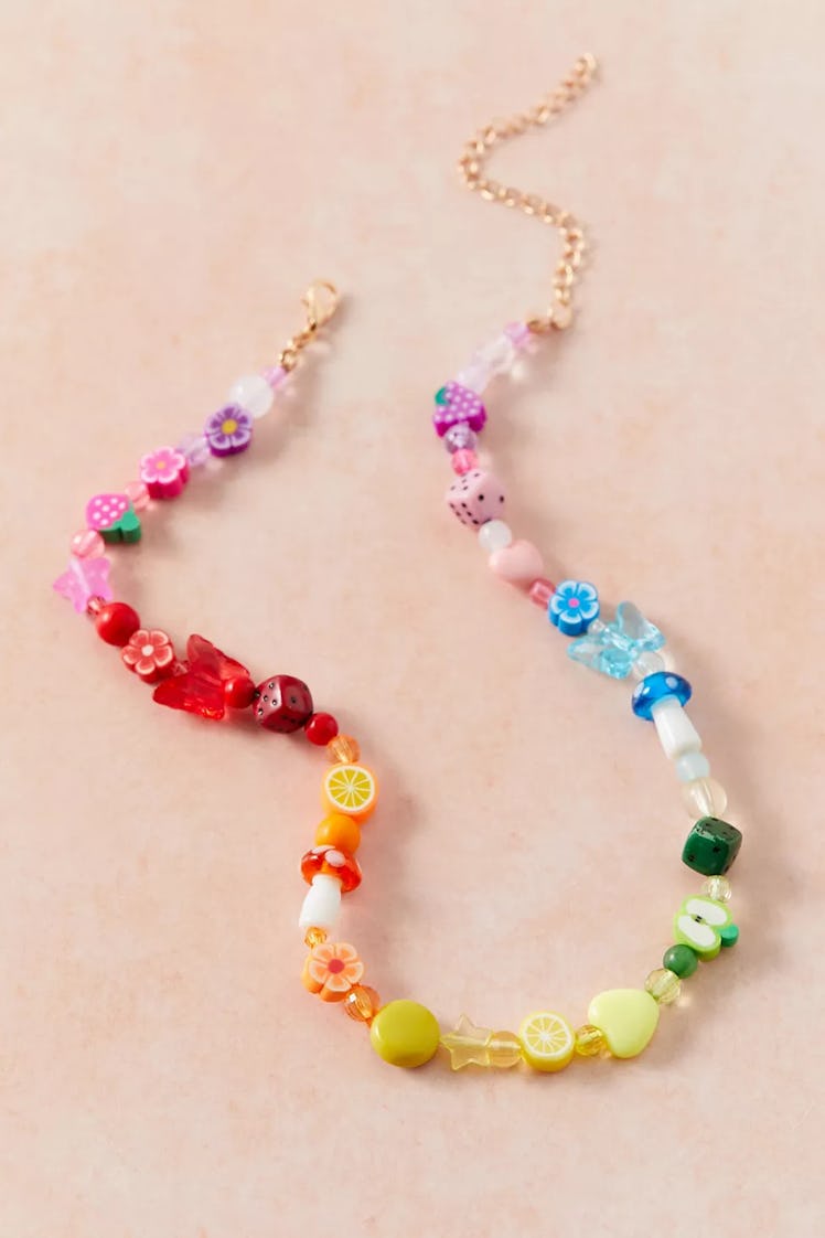 Y2k fashion inspired As If Beaded Necklace from Urban Outfitters