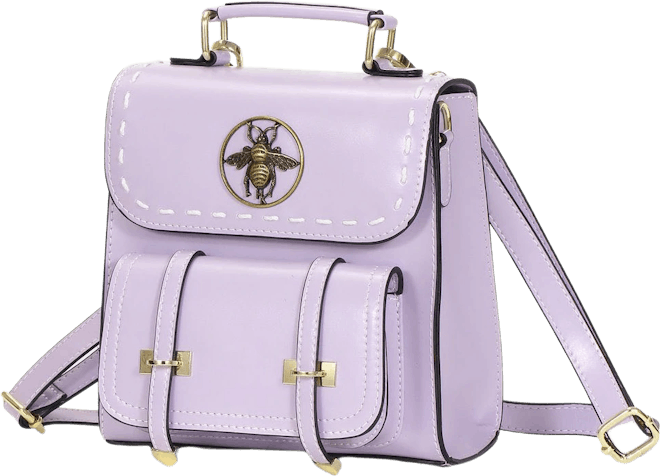 Hogoè Kpessou lavender bumble bee backpack