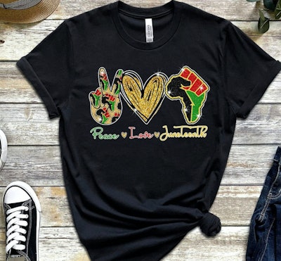Peace Love Juneteenth Shirt