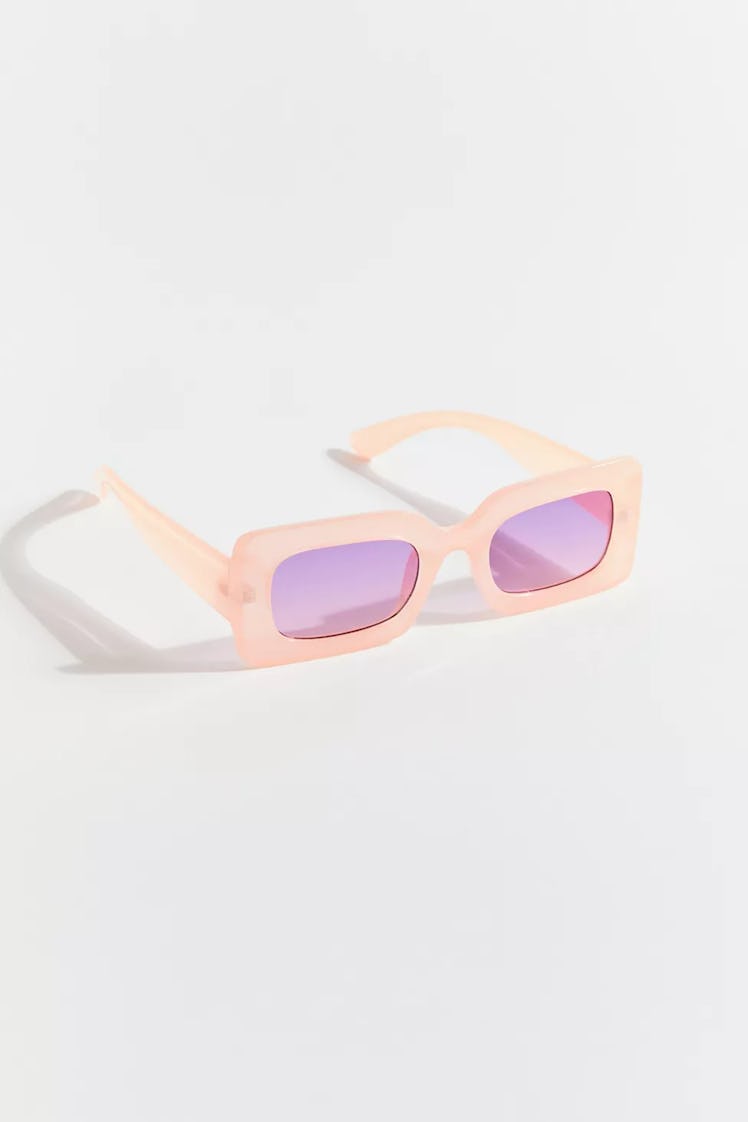 Y2k inspired fashion accessory Margot Chunky Rectangle Sunglasses