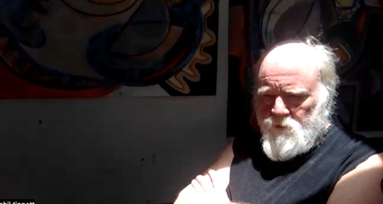 Zoom screenshot of Phil Tippett