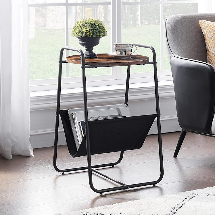 VECELO Round Side Table