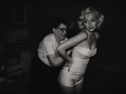 The Marilyn Monroe movie Blonde is coming out soon.  Photo via Netflix