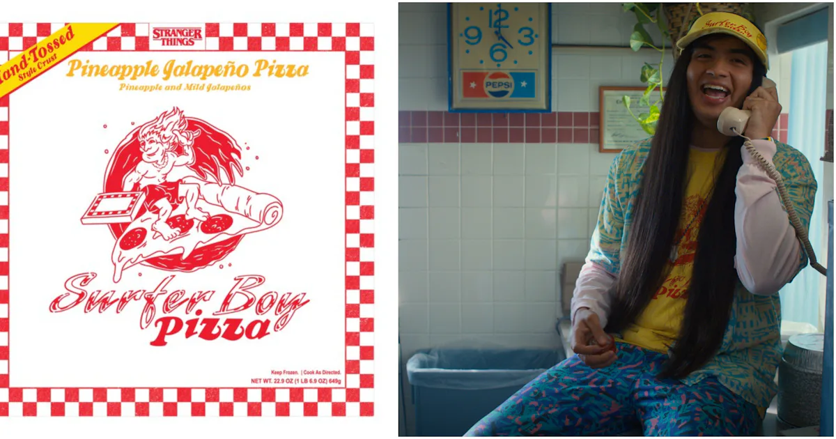 Stranger Things Surfer Boy Pizza Is The 7 Finale Snack You Need stranger-things-surfer-boy-pizza-is-the-7-finale-snack-you-need