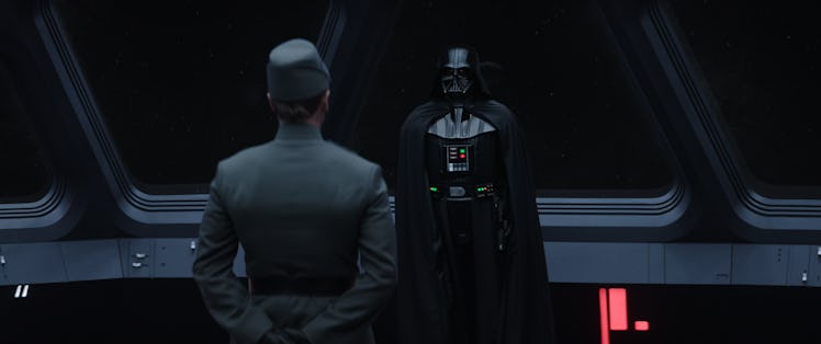 Hayden Christensen stands as Darth Vader in Obi-Wan Kenobi Episode 5