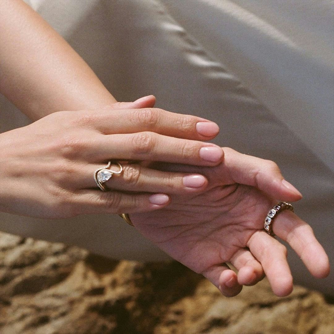 Gay engagement ring on sale finger