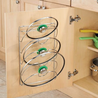 iDesign Pot Lid Cabinet Storage Rack