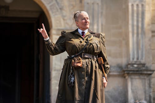 Emma Thompson as Miss Trunchbull in the Netflix remake of 'Roald Dahl's Matilda The Musical