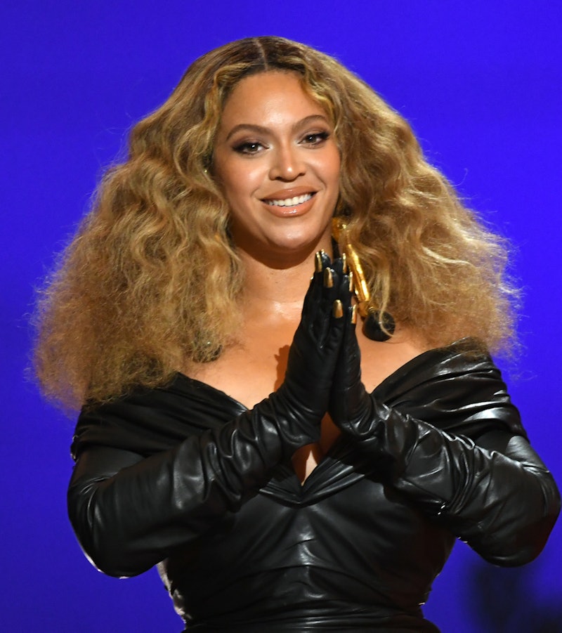 Beyonce, "Renaissance" singer, at the 2021 Grammys