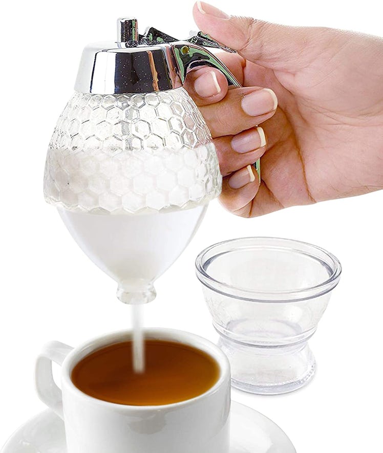 Hunnibi Glass Sugar Container Dispenser