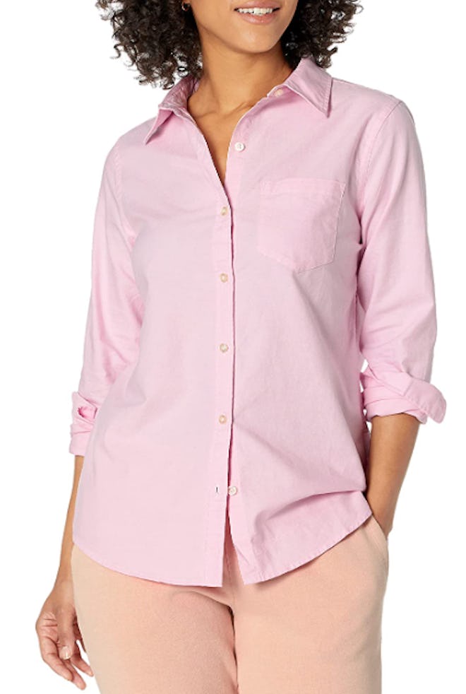 Amazon Essentials Classic Fit Long Sleeve Button Down Oxford Shirt