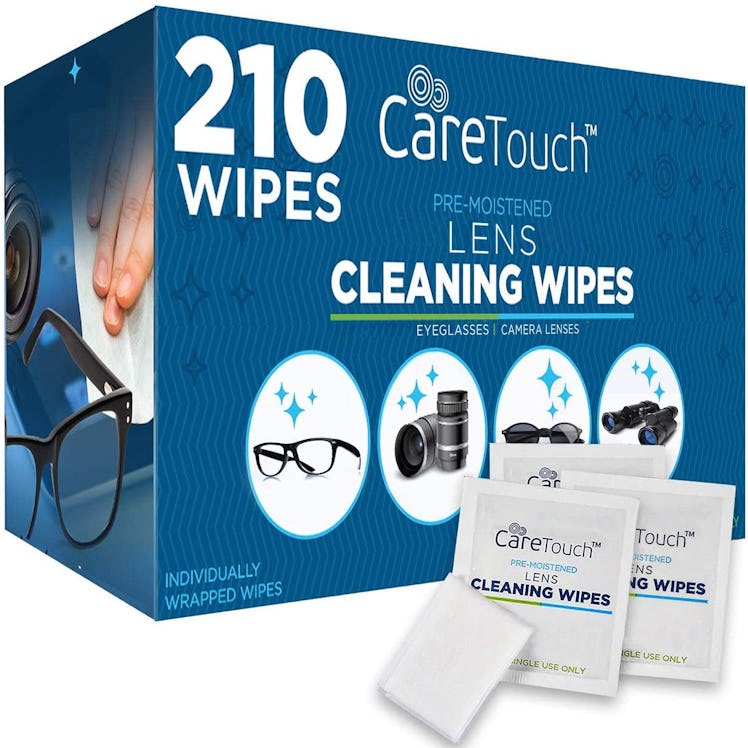 Care Touch Lens Cleaning Wipes (Pack of 210)