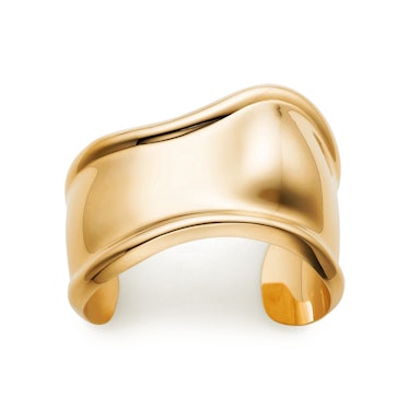Tiffany & Co. Elsa Peretti gold Small Bone Cuff bracelet