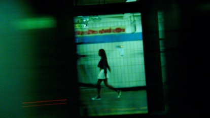 Still image in subway station from Richie Shazam's short film 'Savitree'