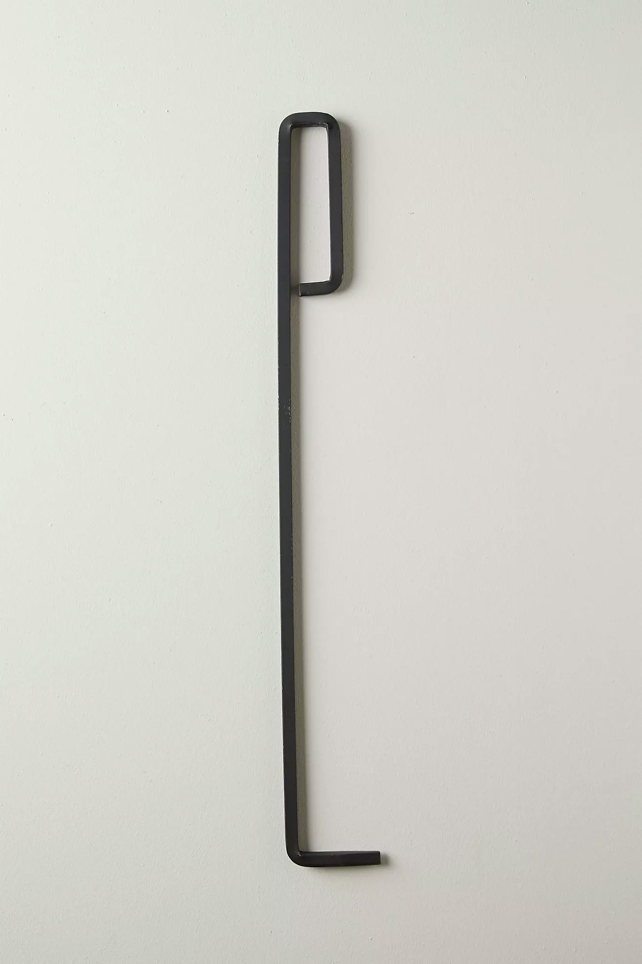 cast iron fire poker from Anthropologie