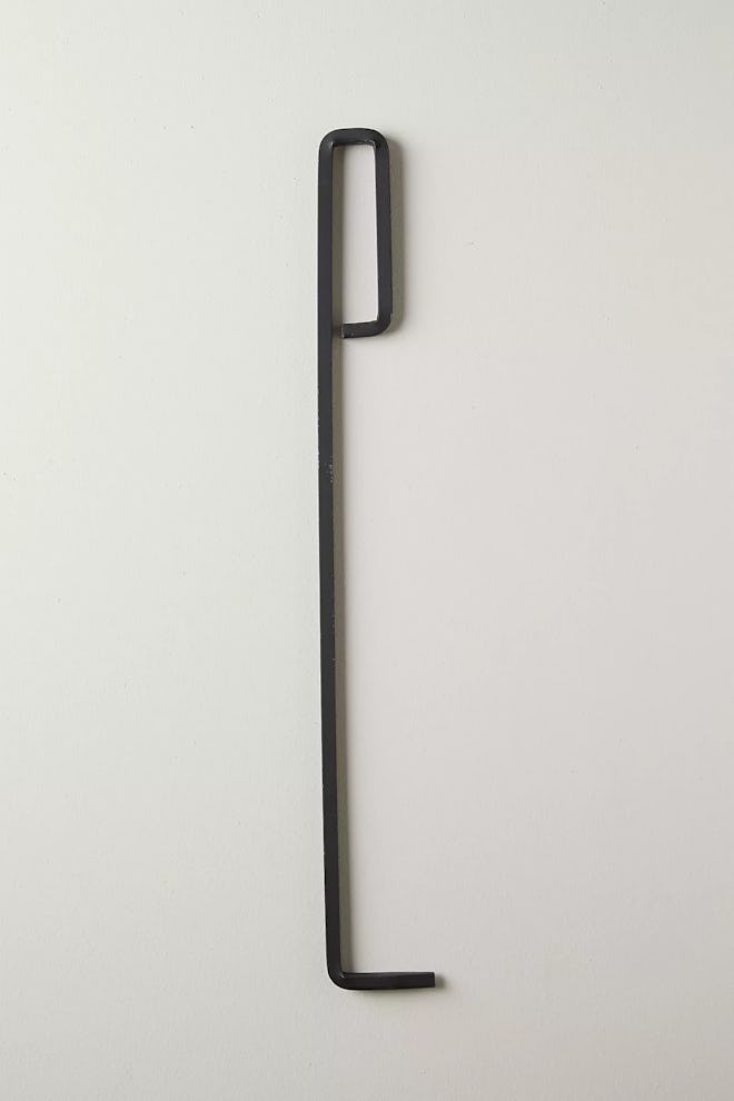 cast iron fire poker from Anthropologie