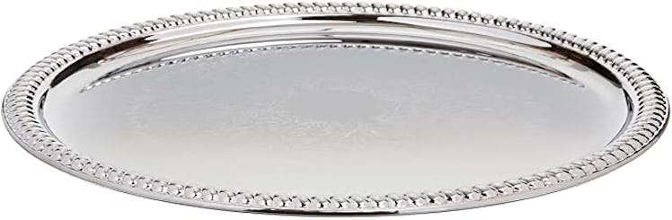 This silver serving tray is one of the home products Kris Jenner uses that will make your space more...
