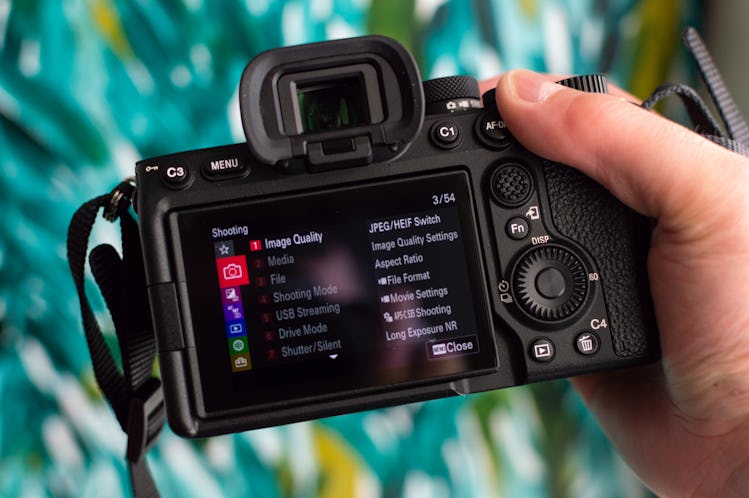 Sony a7 IV menu