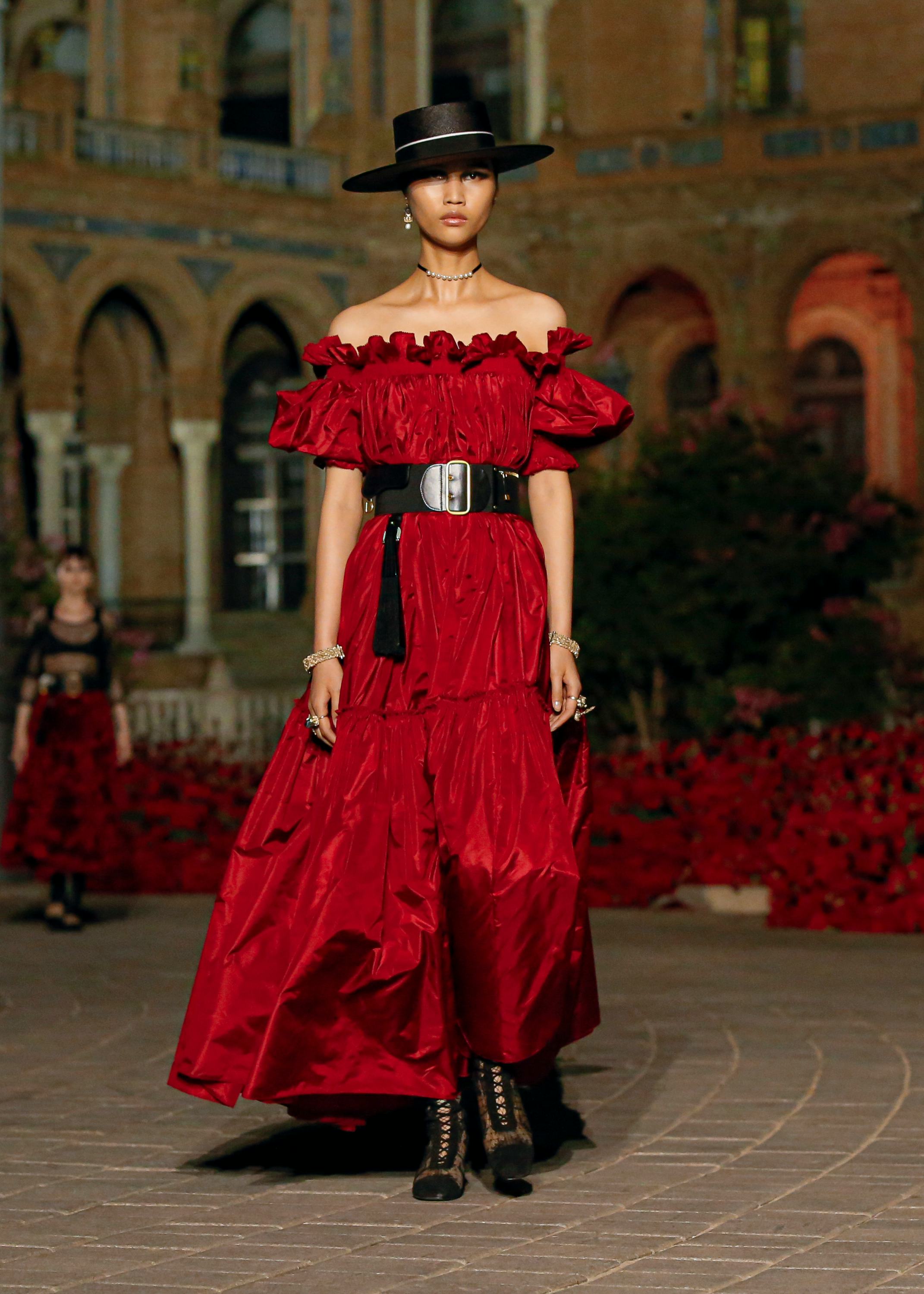 Dior ディオール フリル ワンピース ドレス 2023リゾート